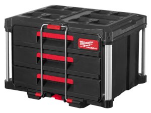 Cassettiera porta utensili Milwaukee PACKOUT 560x410x360mm a 3 cassetti