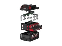 Energy Kit M18 NRG-502 18V 2 batterie 5Ah+ caricabatterie+ borsa + batteria 2Ah in OMAGGIO