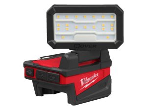 Faretto Led Milwaukee M18 ALIS-0 con testa direzionabile e funzione Power Bank, 1000 lumen