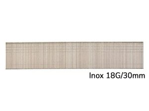 Groppini acciaio inox Milwaukee Brad Nails 1,05x1,25mm 18G/30mm/SC3 (5.000pz)