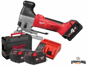 Seghetto alternativo Milwaukee HD18 JSB-402C in Kit con batterie e valigetta