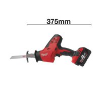 Seghetto diritto Milwaukee M18 C18 HZ-402B in Kit con borsa e 2 batterie