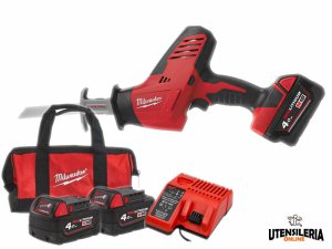 Seghetto diritto Milwaukee M18 C18 HZ-402B in Kit con borsa e 2 batterie