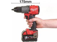 Trapano Milwaukee M18 FPD2-502X con percussione batteria 5.0Ah