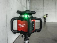 Livella laser rotante Milwaukee M18 Fuel RLO One-Key raggio orizzontale/verticale verde, 300mt