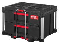 Set Milwaukee PACKOUT con trolley, cassettiera e organizer