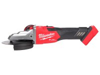 Smerigliatrice angolare Milwaukee M18 Fuel 125mm testa piatta con interruttore a slitta