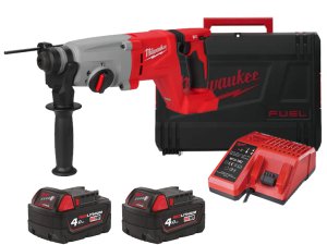 Tassellatore a batteria Milwaukee M18 BLHACD26 attacco SDS-Plus, 2,6J in Set