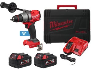 Trapano avvitatore Milwaukee M18 Fuel ONEDD3 One-Key 158 Nm in Kit