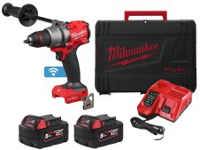 Trapano con percussione Milwaukee M18 Fuel ONEPD3 One-Key 158 Nm in Kit