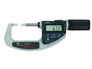 Mitutoyo micrometro Digimatic Absolute 0-30mm, risoluzione 0,001mm con incudini a lama e uscita dati