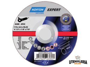 Dischi abrasivi da taglio Norton Expert 230x3.2x22.23 (10pz)