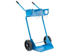 Carrello portabombole OMCN 095 660x340x1400mm per 2 bombole con portaoggetti, 200Kg