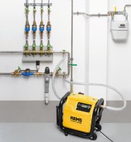 REMS Multi-Push SL Set Unità elettronica di flussaggio e provaimpianti con compressore