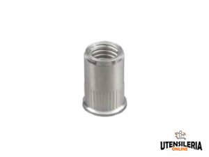 Inserti Filettati Far Cilindrici Aperti Testa Ridotta M Ftr Inox Pz