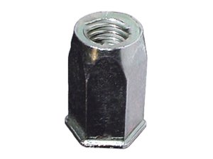 Inserti filettati acciaio M5 Rivit Rivsert FRE fusto esagonale aperto testa ridotta (500pz)