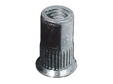 Inserti filettati acciaio M10 Rivit Rivsert FSC-Z cilindrico zigrinato aperto testa svasata (100pz)