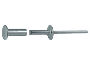 Rivetti a cannocchiale in acciaio d.6,4mm Rivit Canriv CANFF e testa tonda (1500pz)