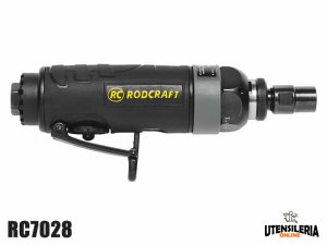 Smerigliatrice diritta Rodcraft RC7028 alta velocità, attacco pinza 6mm