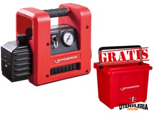 Rothenberger pompa per vuoto Roairvac R32 1.5 42 l-min con cestino in omaggio