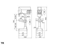 Trapano a colonna R40E con trasmissione elettrica ø 40 mm