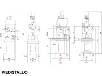 Trapano maschiatrice su piedistallo MDR32 con cambio ingranaggi