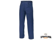 Pantaloni LABOR Siggi blu in cotone con tasca porta metro taglie XS - 4XL