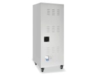 Armadio porta computer Tecnotelai 600x600x1655mm grigio con ruote