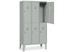 Armadio spogliatoio a 6 vani Tecnotelai 905x500x1800mm con piedini