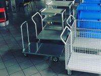 Carrello portapacchi Tecnotelai C016G 1035x600x880mm smontabile, portata 300Kg