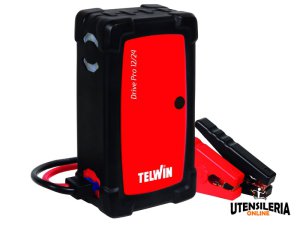 Telwin avviatore starter portatile 12-24V per auto, furgoni batteria al litio Drive Pro 12-24
