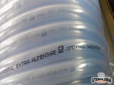 Tubo per liquidi alimentari in PVC -10/+60°C 4x7mm (25mt)