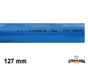Tubo in PVC per mandata acqua FLATPOMP/B-L -10/+60°C 127mm (50mt)