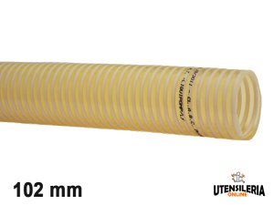 Tubo in pvc spiralato alimentare LIQUIPOMP/LY 102mm (30mt)