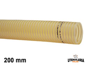 Tubo in pvc spiralato alimentare LIQUIPOMP/LY 200mm (20mt)