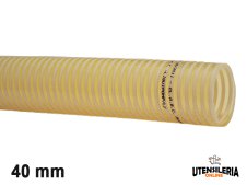 Tubo in pvc spiralato alimentare LIQUIPOMP/LY 40mm (50mt)
