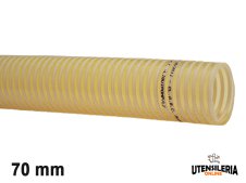 Tubo in pvc spiralato alimentare LIQUIPOMP/LY 70mm (50mt)