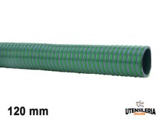 Tubo spiralato in PVC per mandata e aspirazione SPURPOMP/V 120mm (20mt)