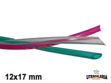 Tubo in pvc trafilato alimentare TT/CRISTALLO/TR 12x17mm (100mt)
