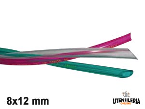 Tubo in pvc trafilato alimentare TT/CRISTALLO/TR 8x12mm (100mt)