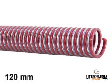 Tubo in pvc spiralato alimentare VIGNAPOMP/R per vino 120mm (30mt)