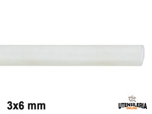 Tubo in silicone trafilato alimentare TT/SILICONE/TR 3x6mm (50mt)