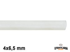 Tubo in silicone trafilato alimentare TT/SILICONE/TR 4x6,5mm (50mt)