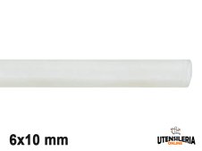 Tubo in silicone trafilato alimentare TT/SILICONE/TR 6x10mm (50mt)