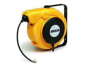 Avvolgicavo elettrico Zeca 5823/XF cavo in PVC sezione 1,5mm 1,4kW 400V, 9,5 metri