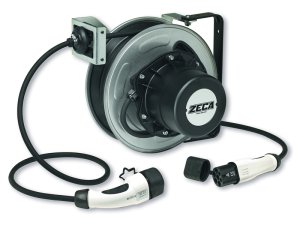 Avvolgicavo per auto elettriche Zeca EV6322 da 7,4 kW 230V e connettore Tipo 2, 8 metri