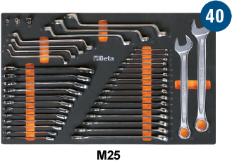 Assortimento utensili M25