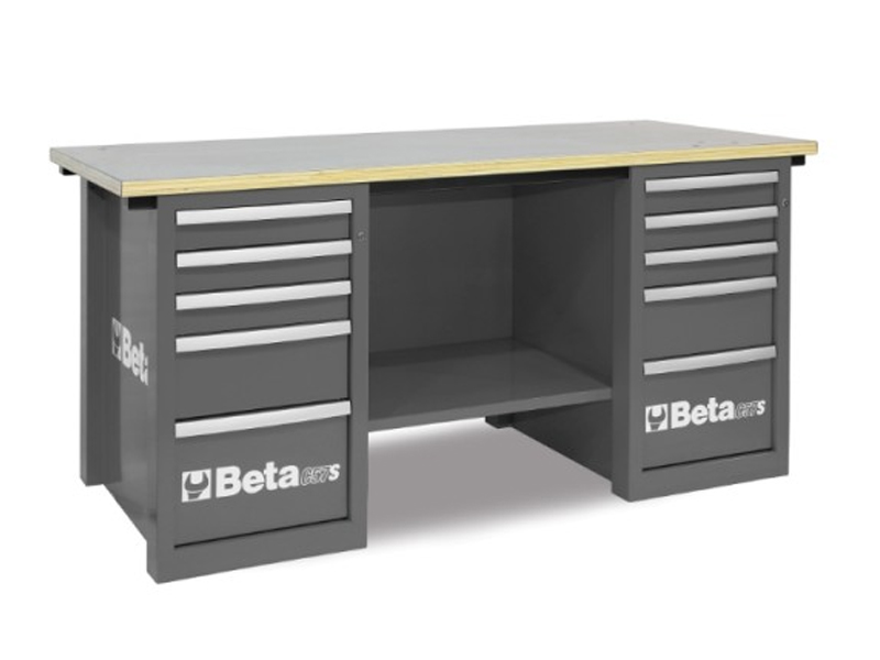 Banco da lavoro per officina Beta Master Cargo C57SC con 10 cassetti  [057001003]