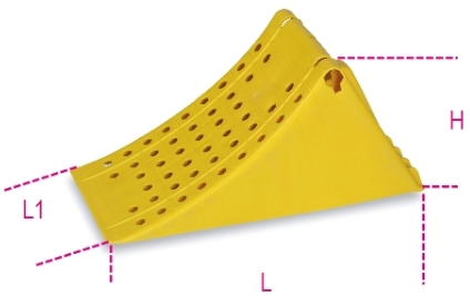 Schema tecnico cunei fermaruota Beta 3004