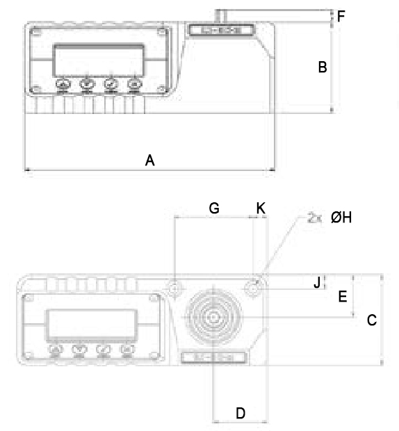 Schema tecnico misuratore di coppia 680/3 Beta